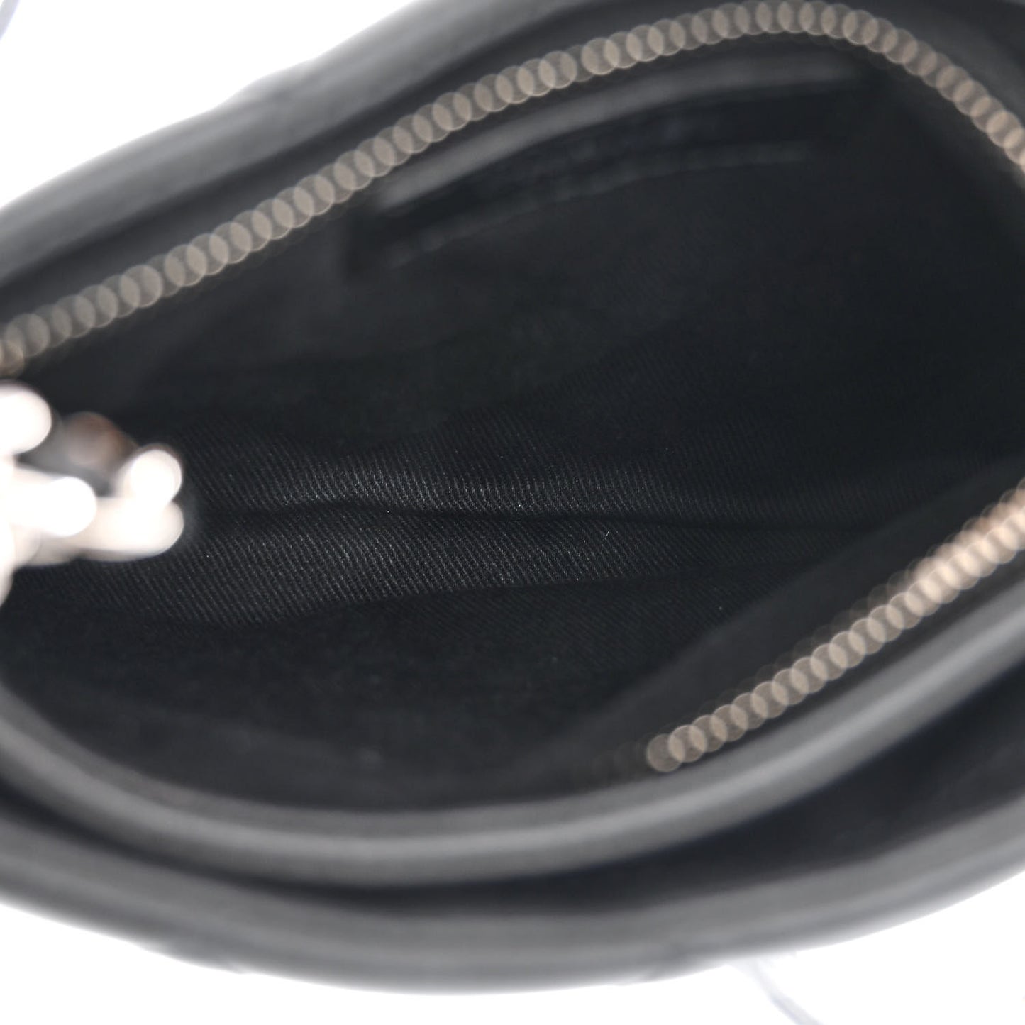 Lambskin Quilted Crossbody Bag Black