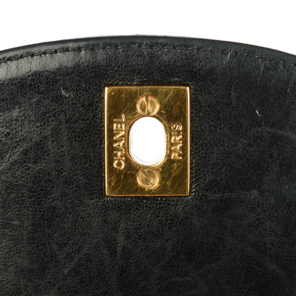 Chanel Lambskin Quilted Backpack Black 5 of 9