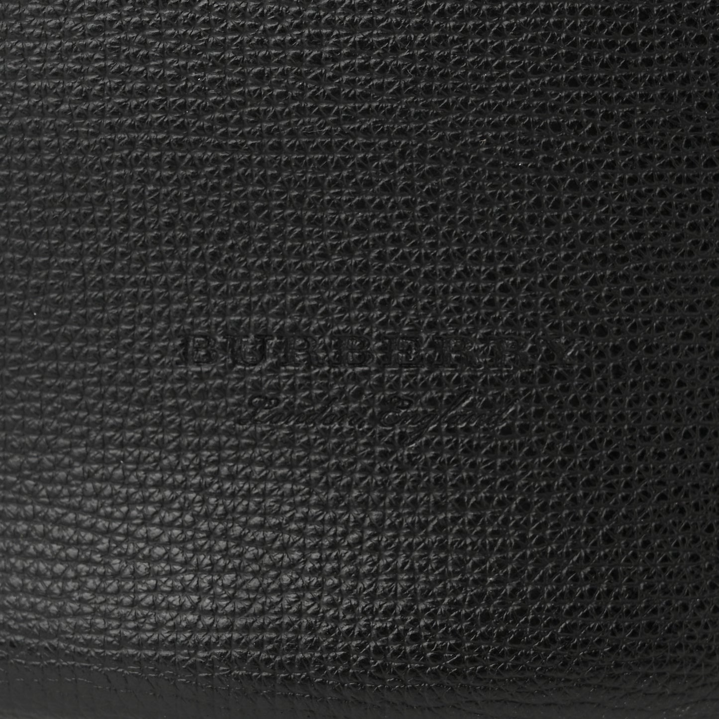 London Grainy Calfskin Small Lorne Bucket Crossbody Black