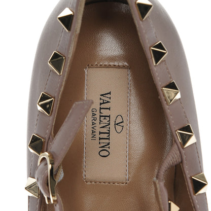 Valentino Garavani Nappa Rockstud Cage Ballerina Flats 40 Poudre 7 of 7