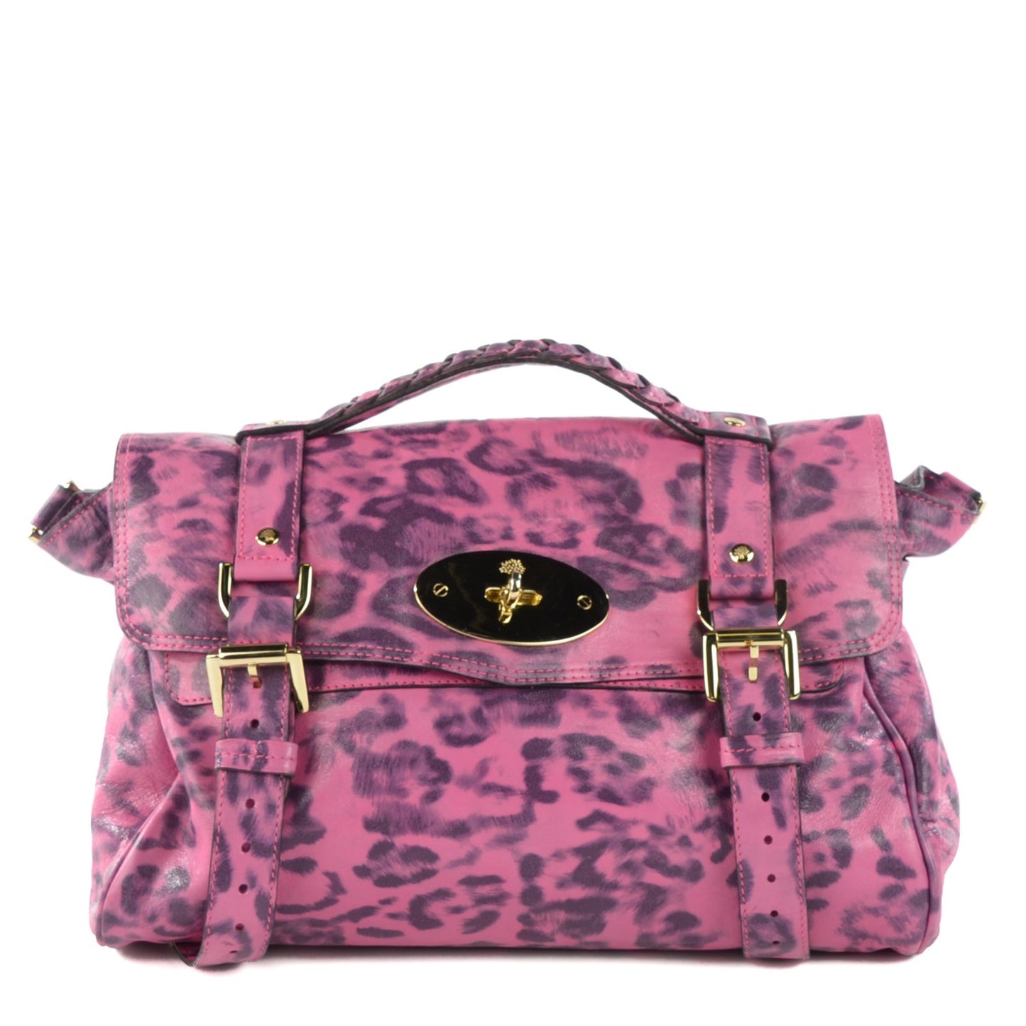 Shiny Leopard Alexa Peony Pink