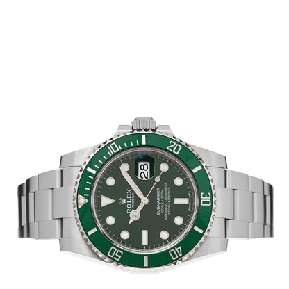 Rolex Stainless Steel 40mm Oyster Perpetual Submariner Date Hulk Watch Green 116610LV 2 of 4