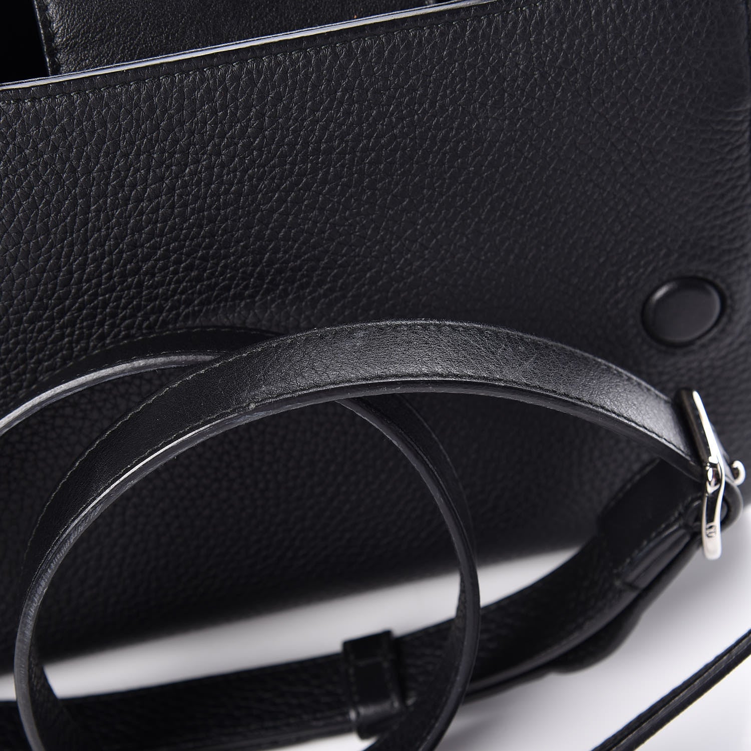 Christian Dior Grained Calfskin Mini Diorever Flap Black 7 of 13