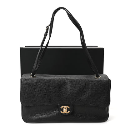 Chanel Grained Calfskin Small Souplissimo Maxi Flap Black 11 of 11