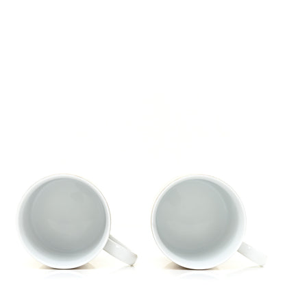 Hermes Porcelain Mosaique au 24 Mug Set of 2 Gold 5 of 8