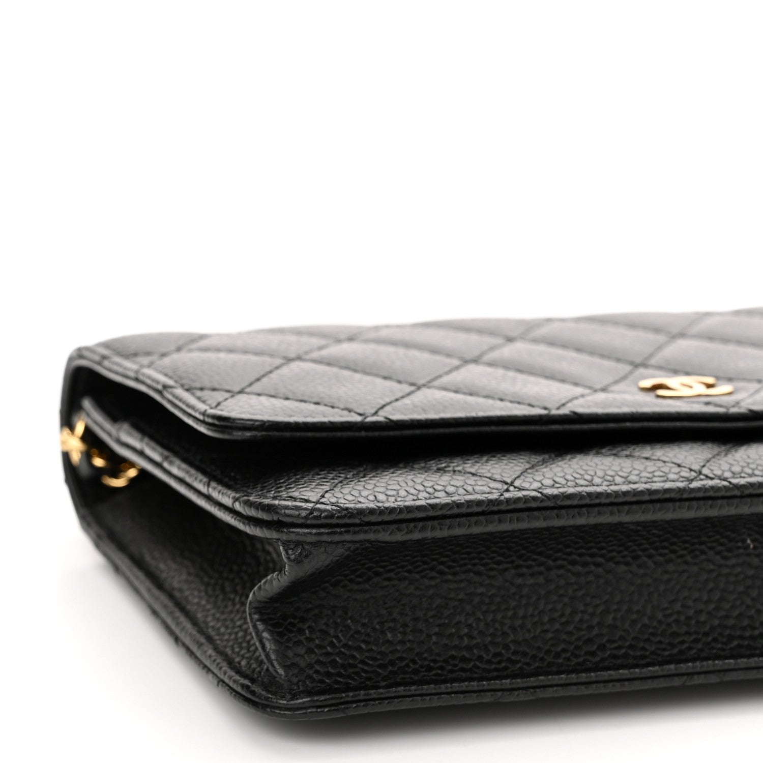 Chanel Caviar Quilted Wallet On Chain WOC Black 10 of 13