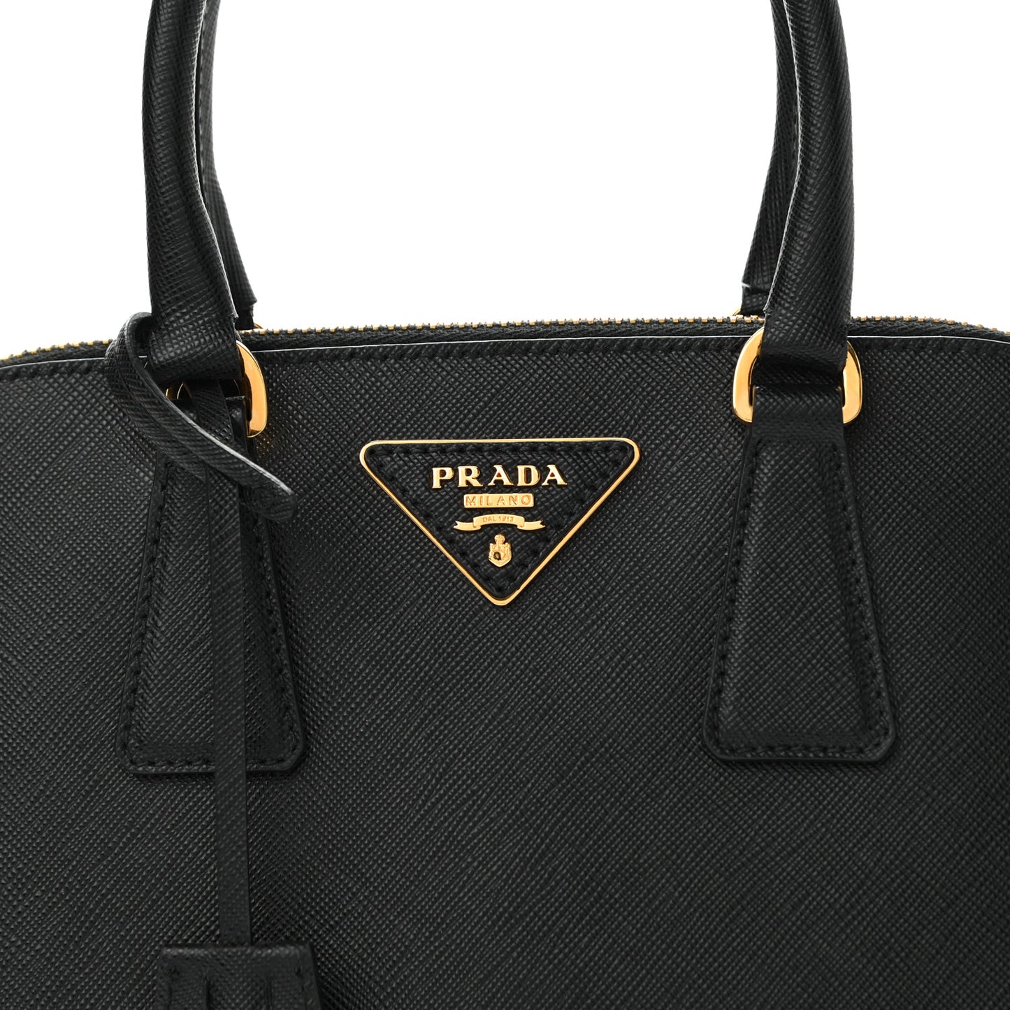 Saffiano Lux Mini Promenade Tote Black