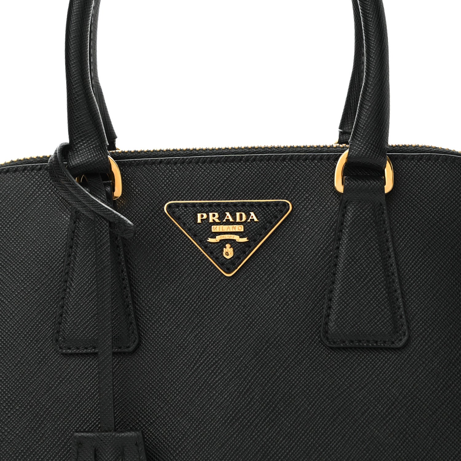 Prada Saffiano Lux Mini Promenade Tote Black 10 of 10