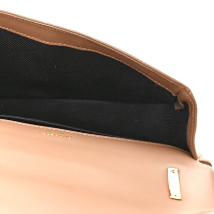 Burberry Patent Quilted Horseferry Print Small Lola Bag Tan 5 of 8