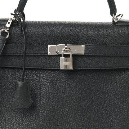 Hermes Togo Kelly Retourne 32 Black 8 of 12