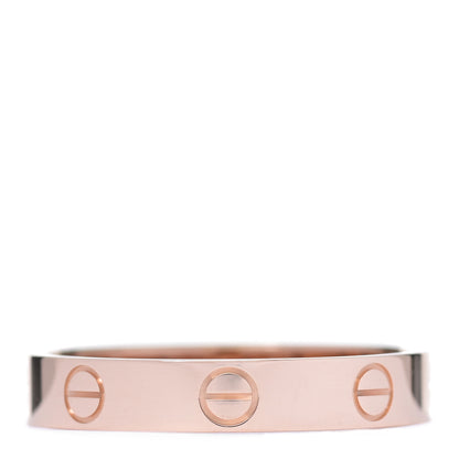Cartier 18K Pink Gold 3.5mm LOVE Wedding Band Ring 57 8 1 of 5