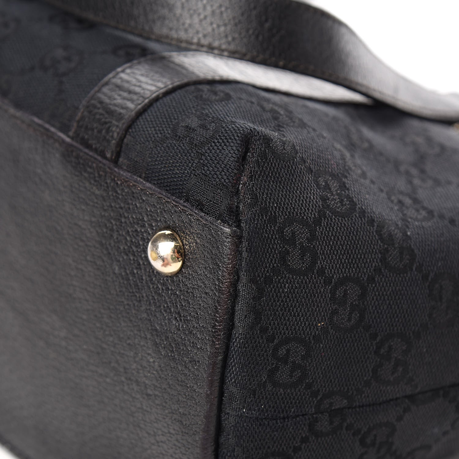 Gucci Monogram Abbey Medium Tote Black 12 of 13