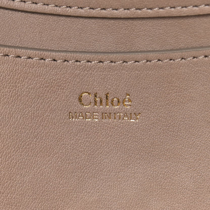 Chloe Grain Calfskin Kiss Hobo Motty Grey 8 of 9