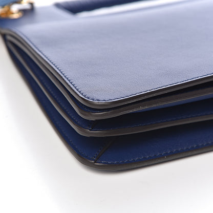 Givenchy Calfskin Medium Whip Top Handle Crossbody Royal Blue 7 of 9