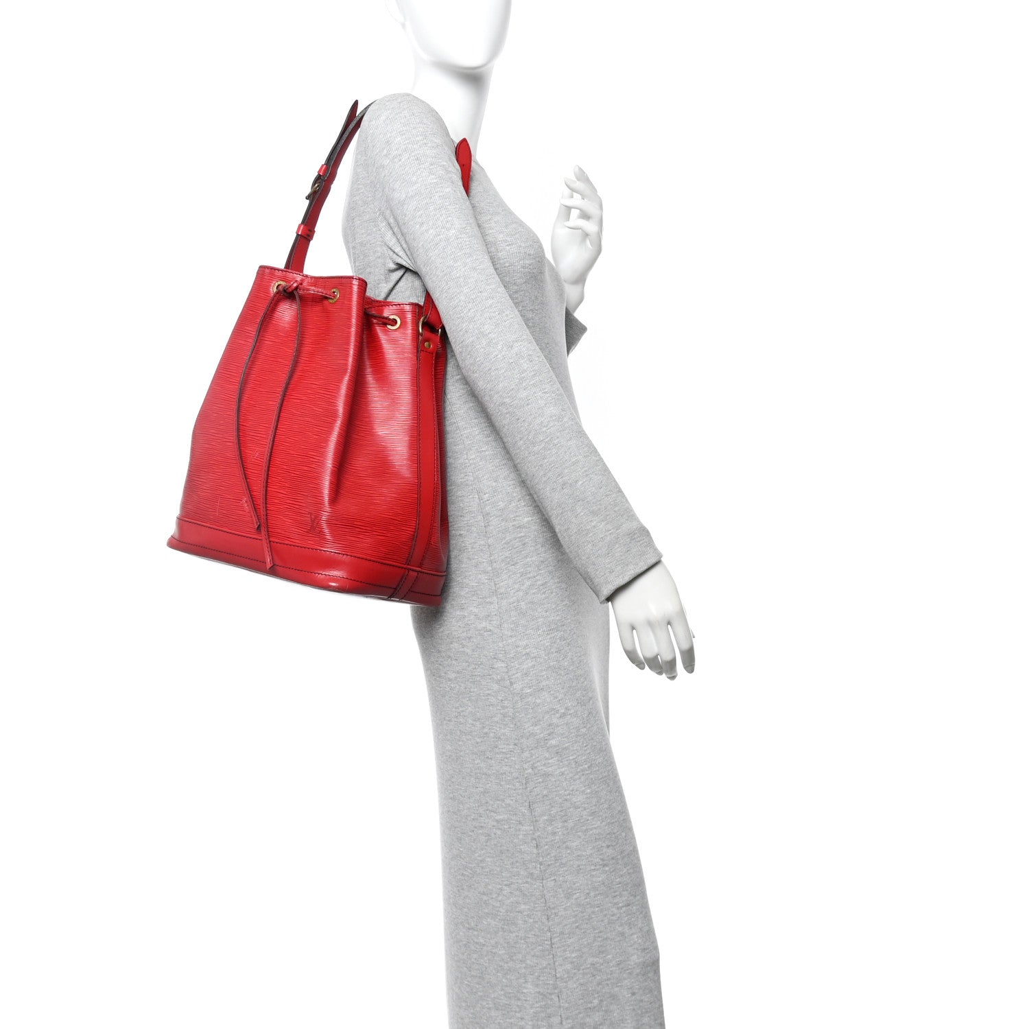 Louis Vuitton Epi Noe Castillan Red 2 of 10