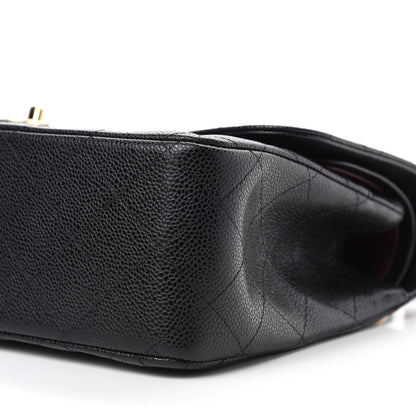 Chanel Caviar Quilted Jumbo Double Flap Black 7 of 11