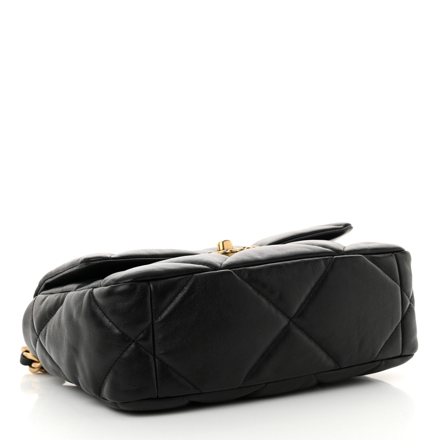 Chanel Lambskin Quilted Medium Chanel 19 Flap Black 4 of 12