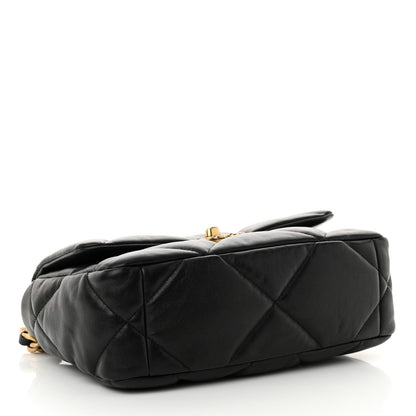 Chanel Lambskin Quilted Medium Chanel 19 Flap Black 4 of 12