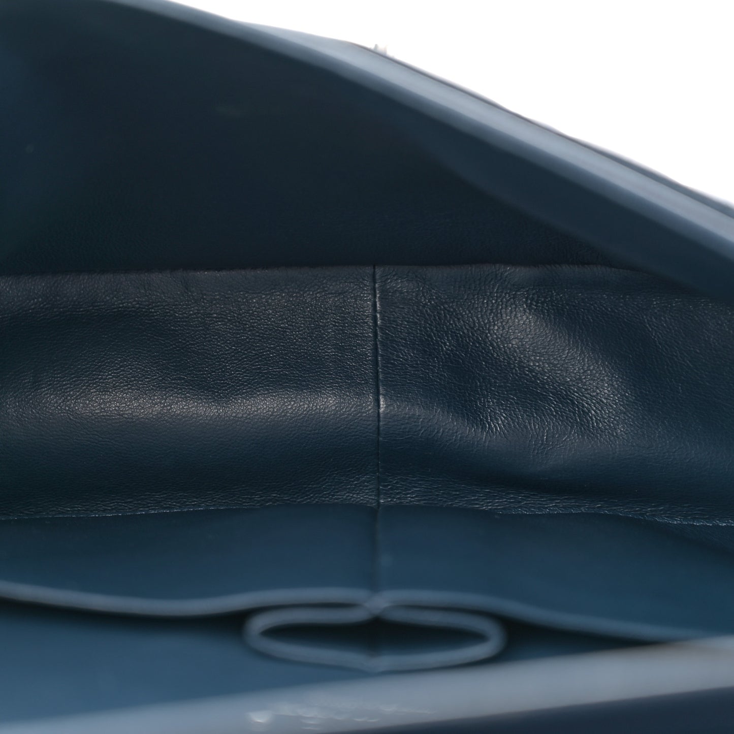 Caviar Quilted Jumbo Double Flap Navy