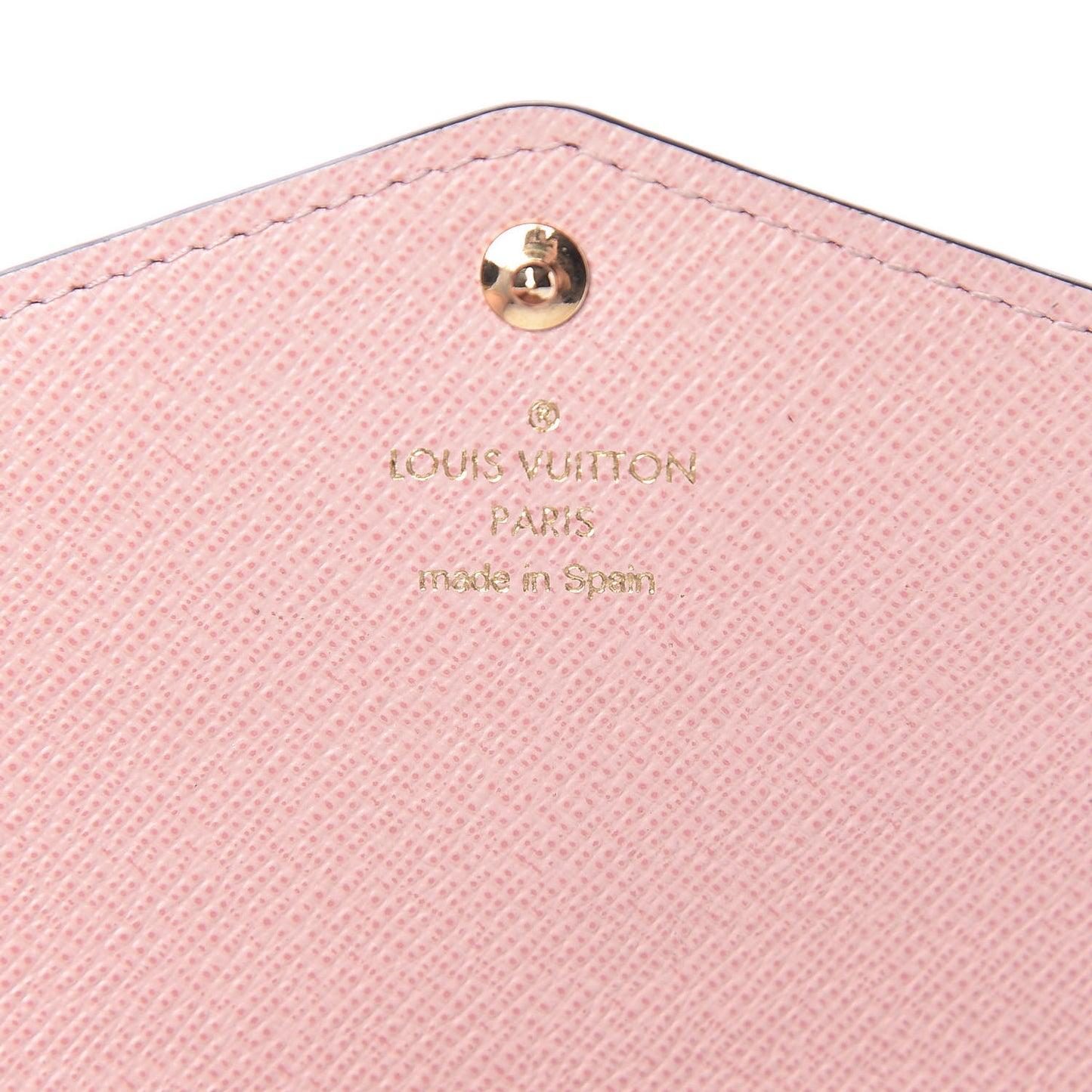 Damier Ebene Sarah Wallet NM Rose Ballerine