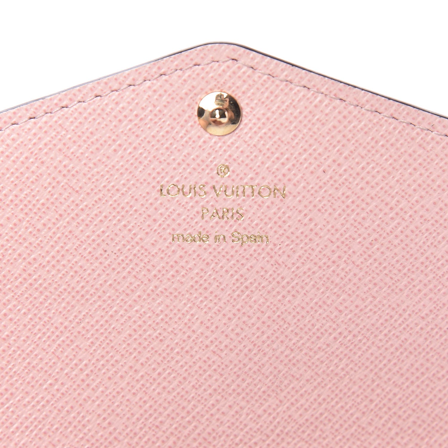 Louis Vuitton Damier Ebene Sarah Wallet NM Rose Ballerine 6 of 6