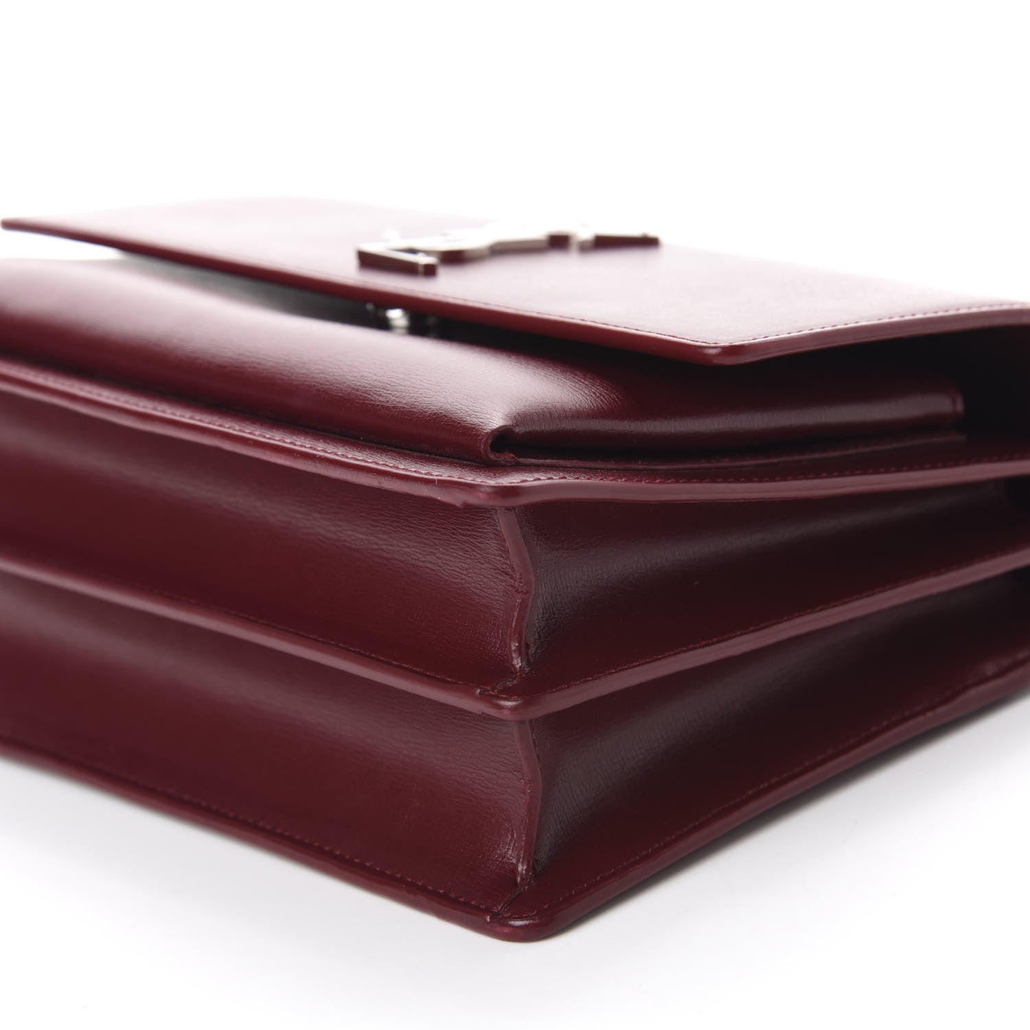 Saint Laurent Calfskin Medium Monogram Sunset Pallisandre 7 of 11
