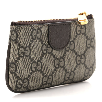 Gucci GG Supreme Monogram Web Ophidia Key Case Beige New Acero 3 of 9