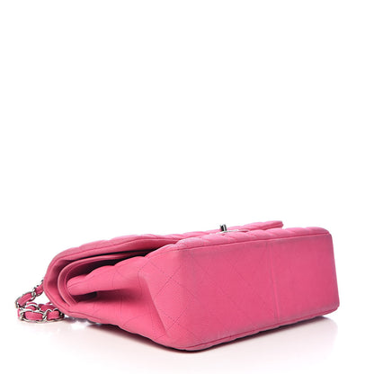 Chanel Iridescent Caviar Quilted Jumbo Double Flap Pink 4 of 16