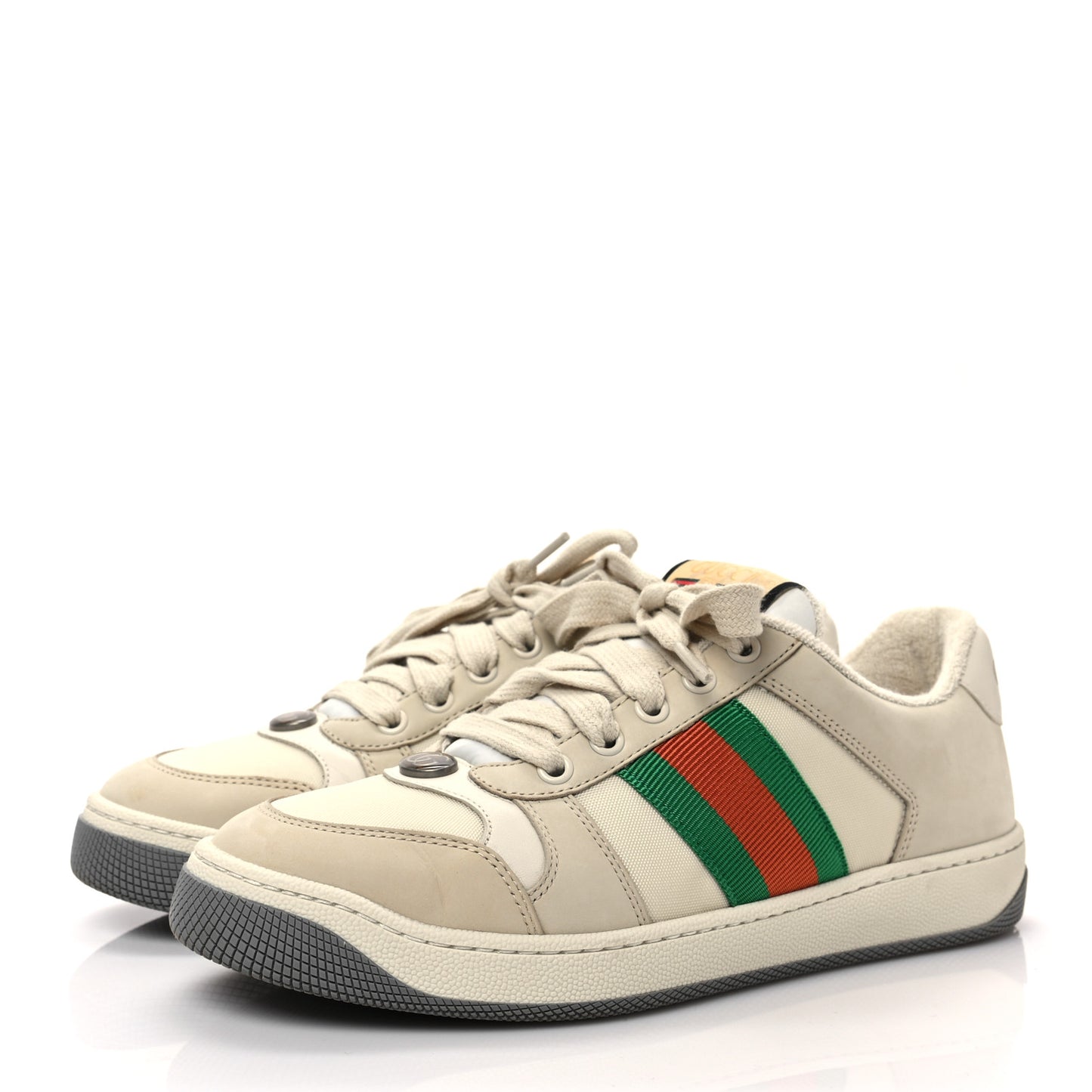 Nylon Nubuck Web Womens Screener Sneakers 37 Mystic White Dusty Milk