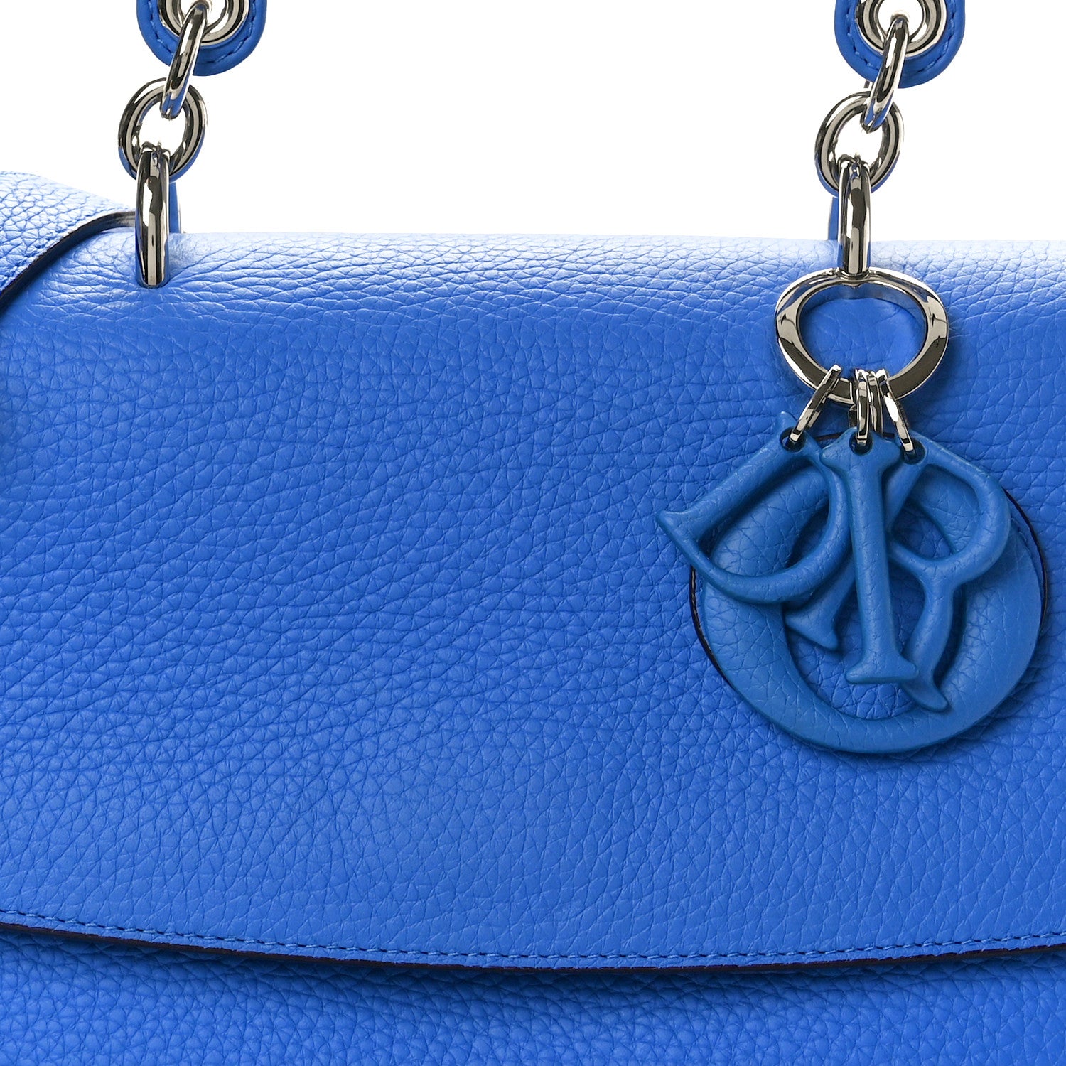 Christian Dior Bullcalf Small Be Dior Flap Blue 7 of 9