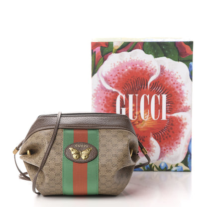 Gucci Mini Vintage GG Supreme Monogram Web Butterfly New Candy Crossbody Beige New Acero 11 of 11