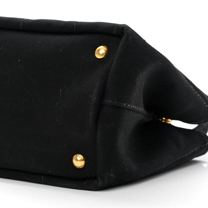 Prada Canapa Small Logo Tote Black 10 of 11