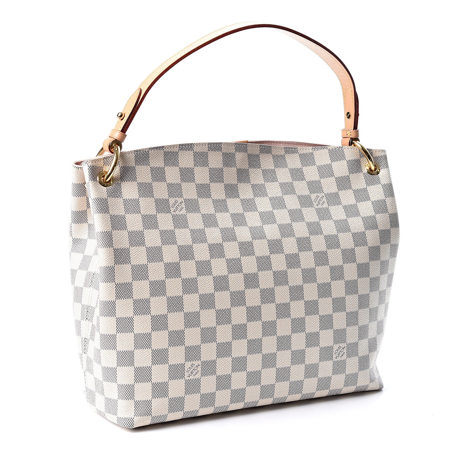 Louis Vuitton Damier Azur Graceful PM Rose Ballerine 2 of 9