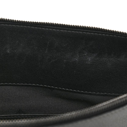 MCM Calfskin Messenger Bag Charcoal 12 of 16