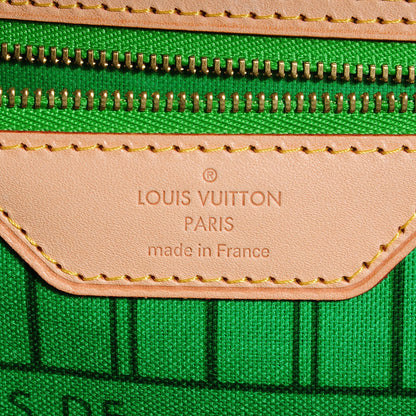 Louis Vuitton Monogram Palm Beach Neverfull GM Green 6 of 7