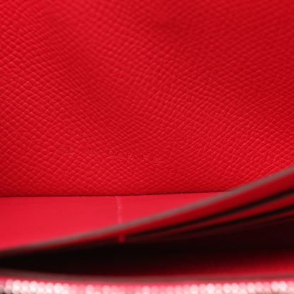 Hermes Epsom Kelly Wallet To Go Rose Extreme 7 of 8