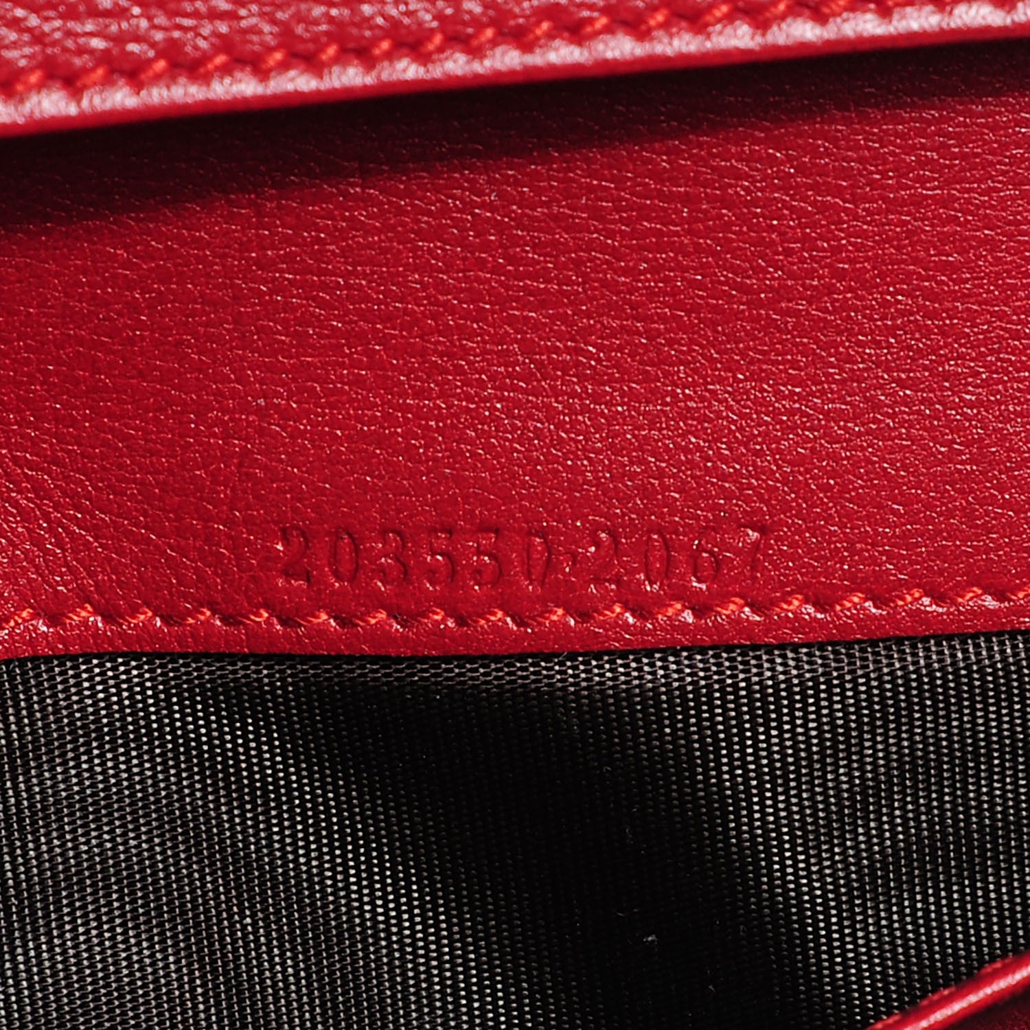 Gucci Patent Microguccissima Heart Continental Wallet Red 6 of 8