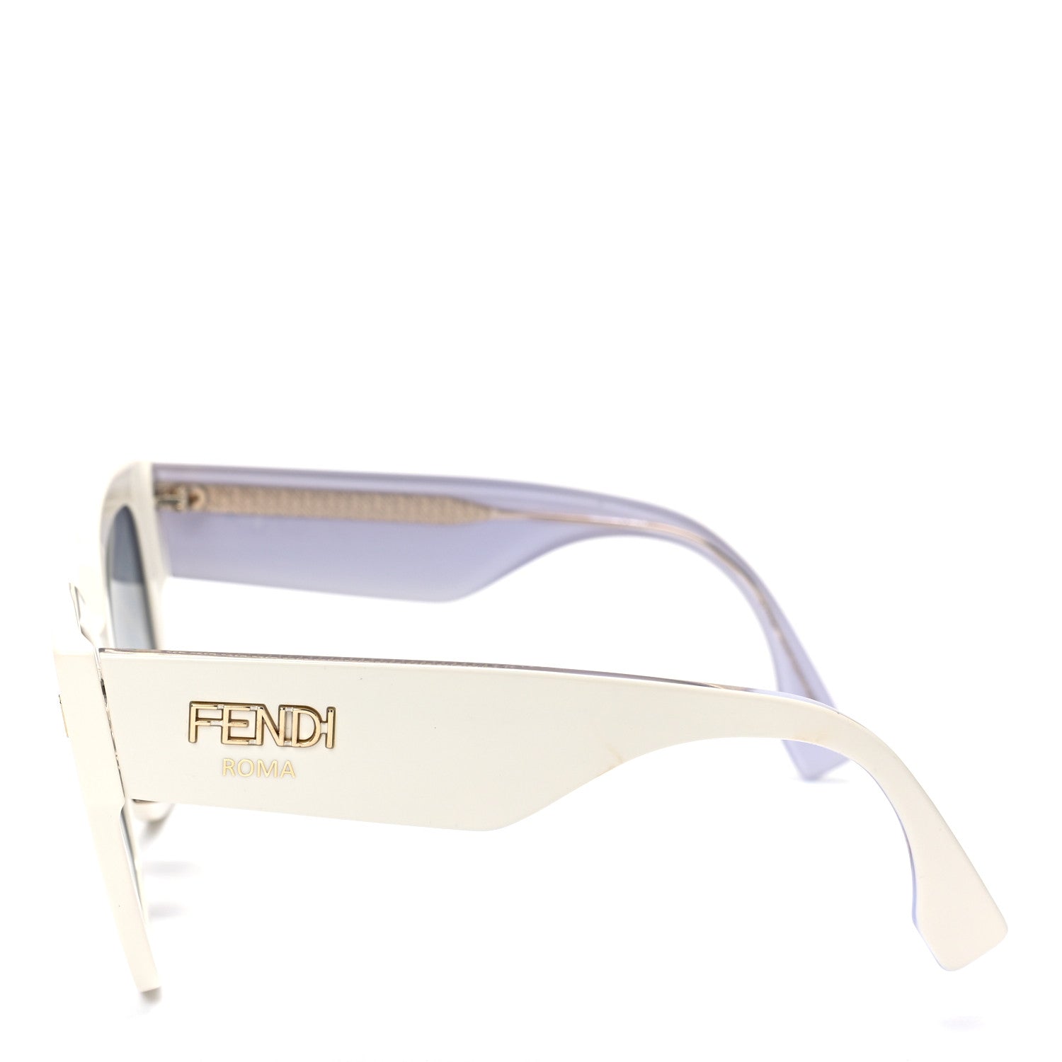 Fendi Acetate FF Sunglasses FF 0434/G/S White Gold 3 of 6