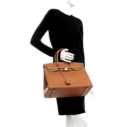 Hermes Epsom Birkin 35 Toffee 2 of 34