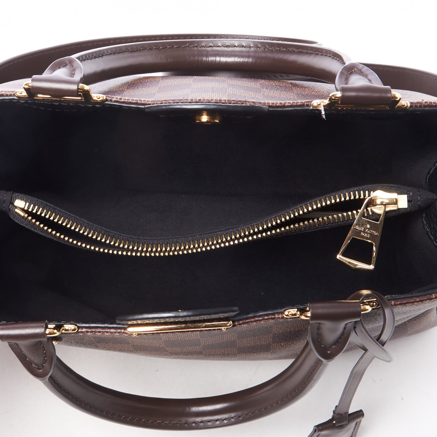 Louis Vuitton Damier Ebene Cuir Taurillon Brittany Black 5 of 8