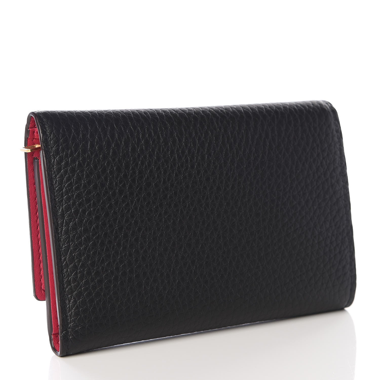 Louis Vuitton Taurillon Capucines Compact Wallet Black 2 of 9