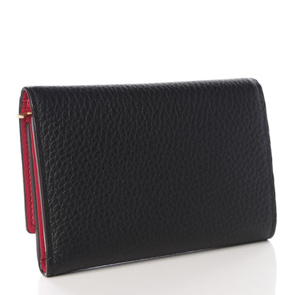 Louis Vuitton Taurillon Capucines Compact Wallet Black 2 of 9