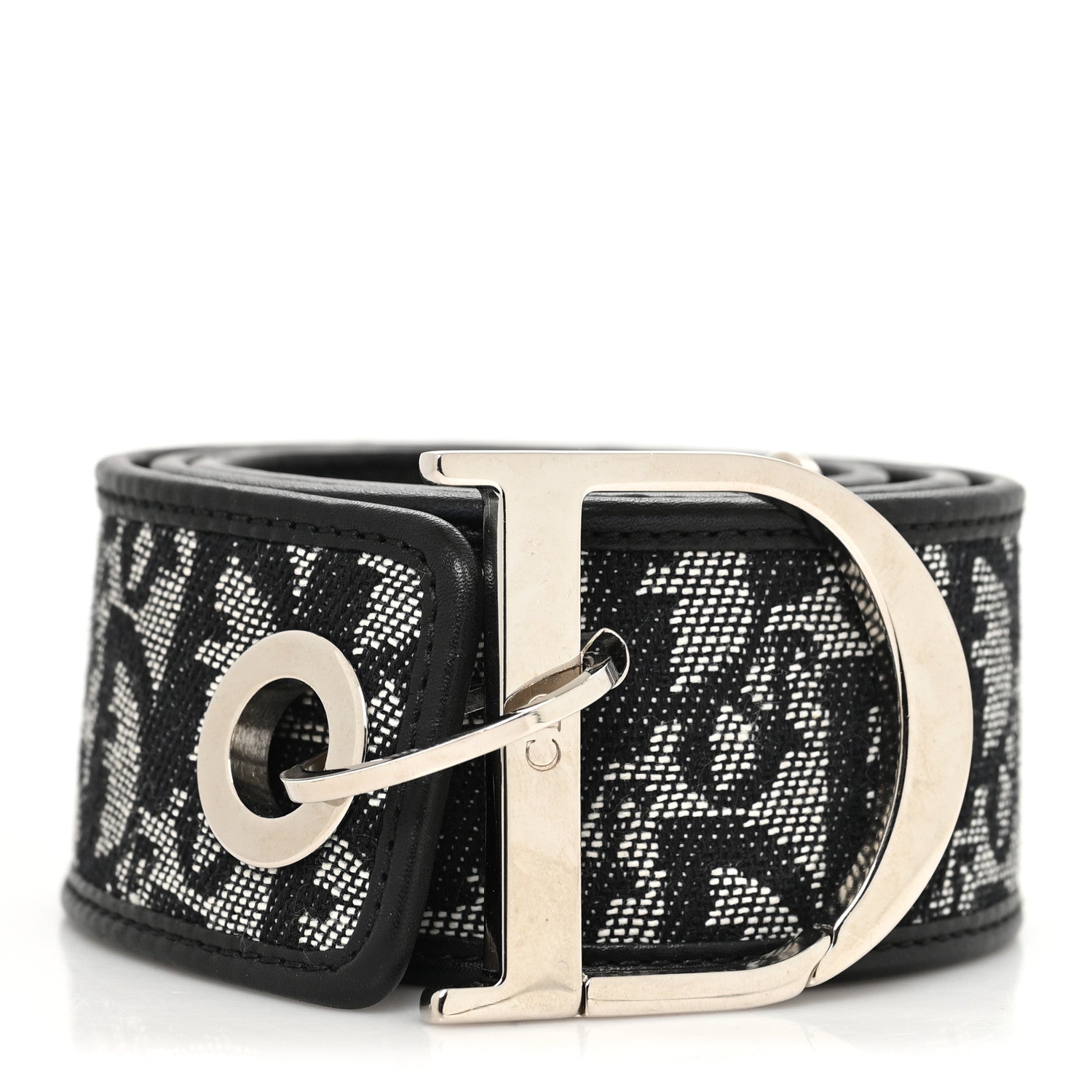 Christian Dior Oblique Belt 90 Black 1 of 6