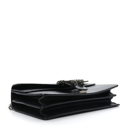 Gucci Pebbled Calfskin Small Dionysus Shoulder Bag Black 4 of 10