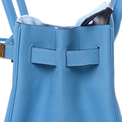 Hermes Epsom Birkin 30 Bleu Du Nord 22 of 30