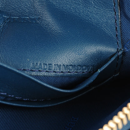 Burberry Suede Fringe Peyton Crossbody Clutch Bag Blue 7 of 8