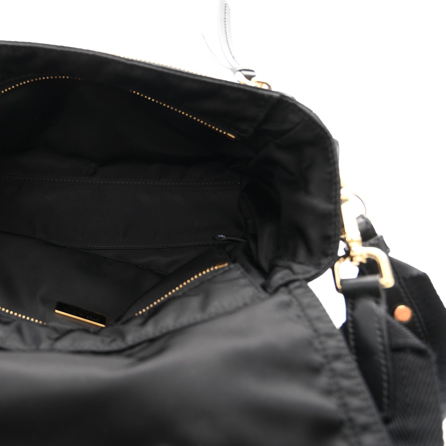 Re-Nylon Medium Explore Shoulder Bag Black