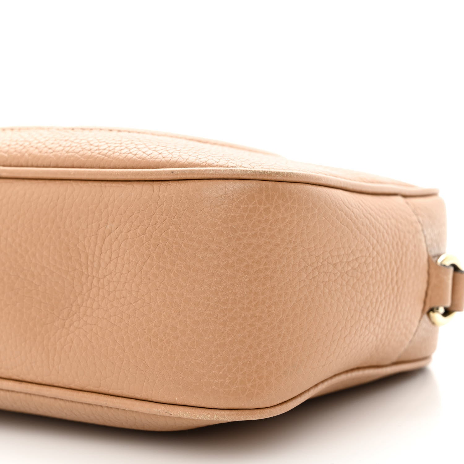 Gucci Pebbled Calfskin Small Soho Disco Bag Camelia 12 of 17