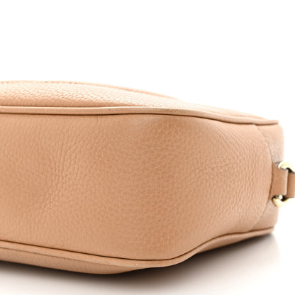 Gucci Pebbled Calfskin Small Soho Disco Bag Camelia 12 of 17
