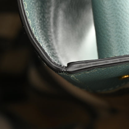 Burberry Grainy Calfskin Small Elmstone Hobo Eucalyptus Green 14 of 18